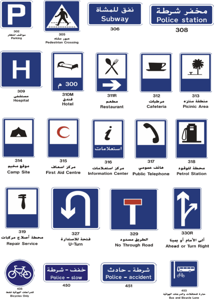 إشارات المرور الكويت بالصور